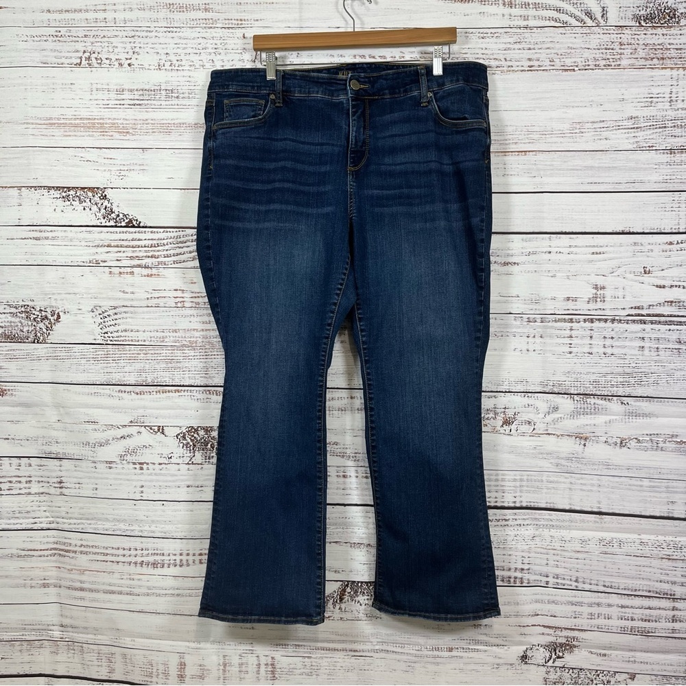 Kut From The Kloth Blue Baby Bootcut Denim Jeans - Picture 1 of 14